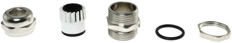 [Australia - AusPower] - 5PCS PG11 5-10MM Wire Range Metal Waterproof Connector Fastener Locknut Stuffing Cable Gland 