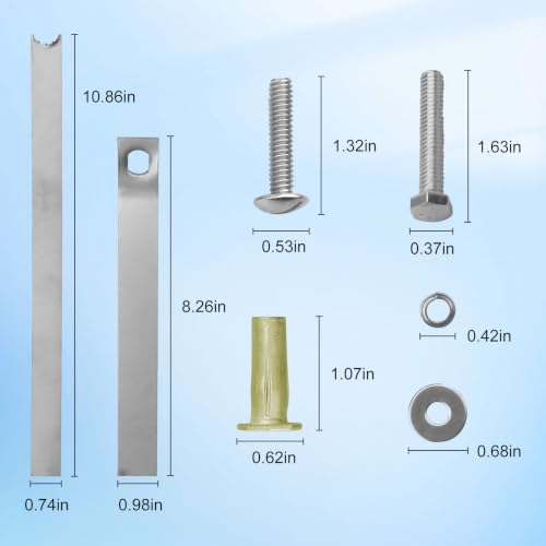 IUXLXHF toilet seat bolt anchors compatible with Kohler 84999 anchor kit
