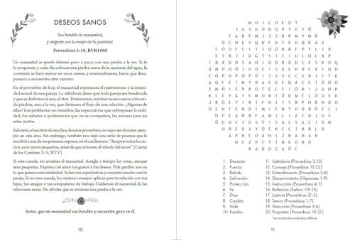100 devocionales para mujeres. Con sopa de letras (letra grande) / One Hundred Devotionals for Women with Word Search (Spanish Edition)