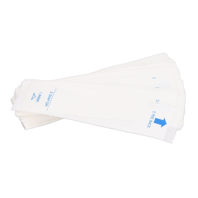 [Australia - AusPower] - 50PCS Disposable Thermometer Probe Cover Set, PE Film Paper 9.5x2.5cm, Accurate for Digital Thermometer 