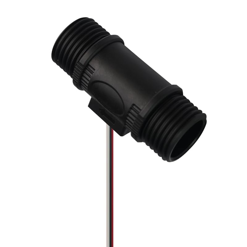 [Australia - AusPower] - FM-HL2402W 1.5L-40L/min Municipal Water Treatment Cooling Water Flow Farmland Drip Irrigation System Filling Machine Waterworks Large Hall Flow Meter Nylon 2PCS 