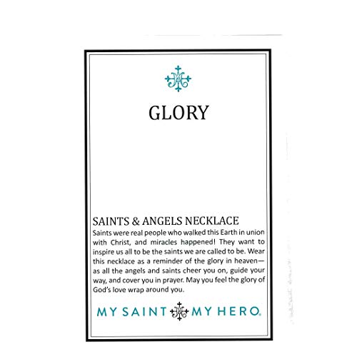 My Saint My Hero Glory Saints & Angels Necklace - Silvertone
