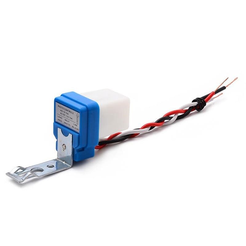 [Australia - AusPower] - 5 Pcs AC DC 24V 10A Auto On/Off Photocell Light Switch Photocell Photo Switch Photoelectric Switch Photocell Control Light Sensor Switch Dusk to Dawn Photocell Sensor (AC DC 24V) 