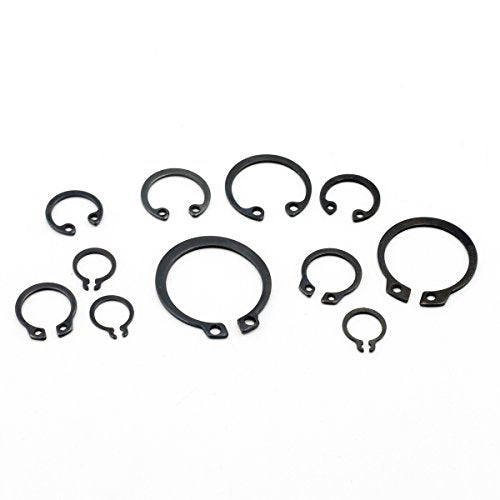 Huzstar 225-piece internal and external circlip retaining ring assortment set in storage case
