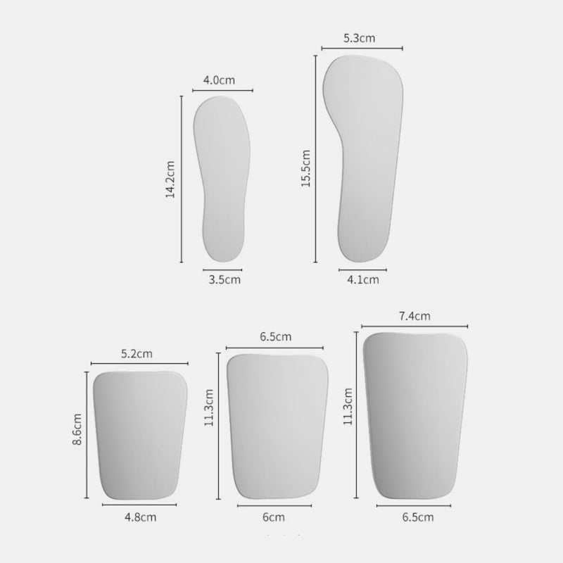 Intra-oral Photography Mirror, Intra-Oral Inspection Mirror, Pack of 5, Mirror for Intra-Oral Dental Photography