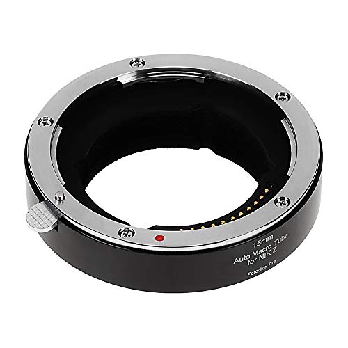 Fotodiox MacroTube-Auto-NKZ15 Pro Automatic Macro Extension Tube, 15mm Section - for Nikon Z-Mount MILC Cameras for Extreme Close-up Photography Auto Extension Tube 15mm