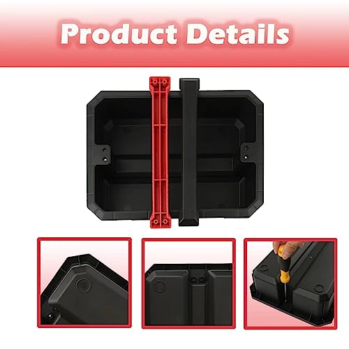 Follde 31-01-8400 Packout Tray compatible with Milwaukee large tool box, black organizer tray