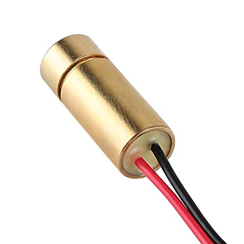 Focusable Laser Module, 2.8-5 V, 650 nm, 5 mW, 9 x 23 mm Diode Module, Red Dot Laser Head Measuring Tool (Line)