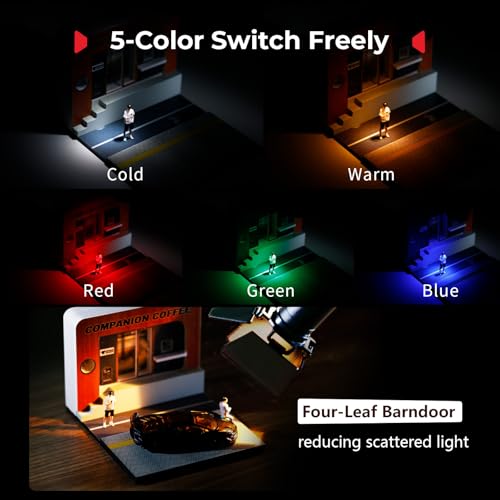 SmallRig RM 03 Macro Photography Bendy LED Light for Close-Up Work, 5-Color