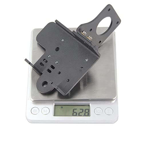 Direct Drive Upgrade Support Aluminum Plate with 3pcs Pulleys with Dual Gear Extruder with Stepper Motor Kit Only for CR-10S Pro V2 (Plate+Dual Extruder+Motor Kit) Plate+Dual Extruder+Motor Kit