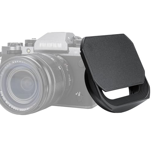 XF 14mm Hood, XF 18-55mm Hood, JJC Metal Square Lens Hood, Aluminum Alloy, Fuji XF 14mm F2.8 Hood, XF 18-55mm F2.8-4 Lens Shade, Compatible with Fujifilm XF 14mm F2.8 R & XF 18-55mm F2.8-4 R LM OIS