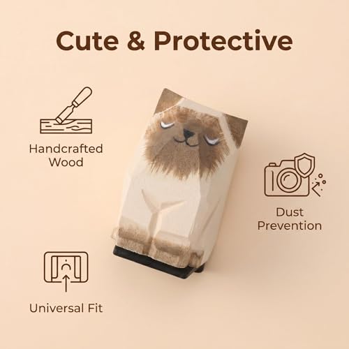 Wooden Ragdoll Cat Hot Shoe Cover for Fuji X100VI XT5 XT4 XT3 XT30III hot shoe cover - Ragdoll Cat