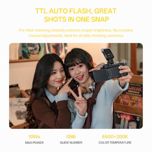 VILTROX Z2 TTL Camera Flash, Foldable Camera Speedlite (for Nikon) for Nikon