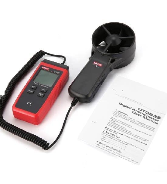 UNI-T UT363S Digital Anemometer 0.4m/s-30m/s -10°C - 50°C / 14°F - 122°F