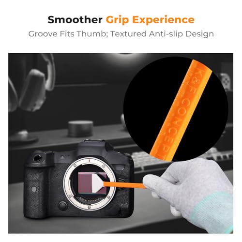 K&F CONCEPT 24mm Full Frame Sensor Cleaning Kit, with 20ML Sensor Cleaner