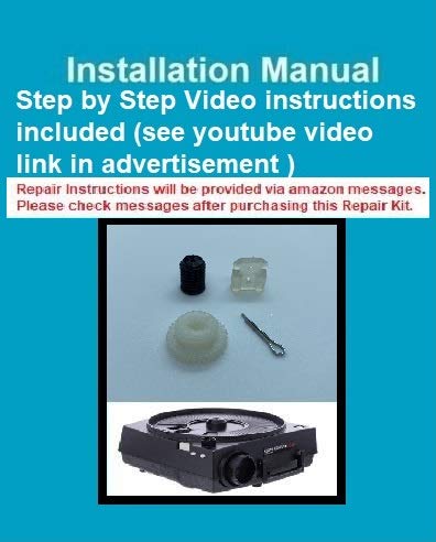 [Australia - AusPower] - Repair Kit for Kodak Carousel Slide Projector with Focus Motor - Does Not Advancing 