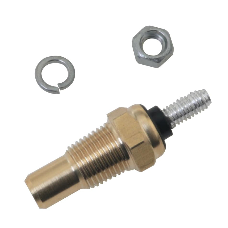 [Australia - AusPower] - MEETOOT Universal Gold Brass Water Cooled Oil Temperature Sensor 1/8 NPT Electrical Transmitter Transmission Unit 