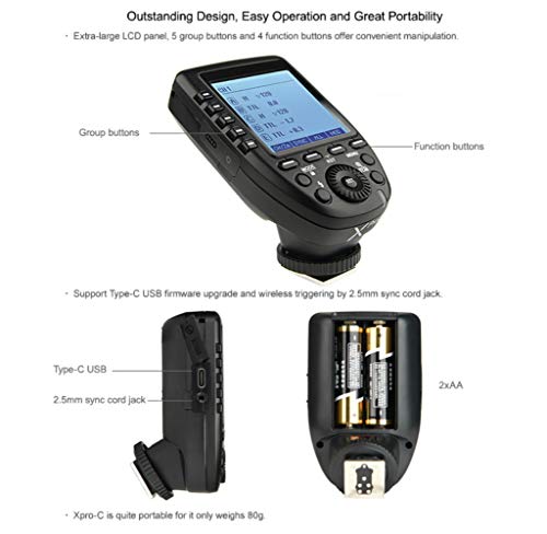 Godox Xpro-C TTL Wireless Flash Trigger for Canon Cameras Xpro-C for Canon