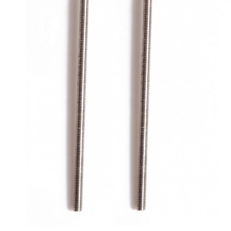 Feelers 304 Stainless Steel M6-1.0 Fully All Threaded Rod, Long Threaded Screw, Right Hand Threads, 250mm Length?Pack of 2? M6x250mm?2Pcs)