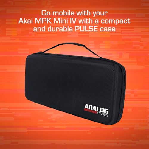 ANALOG CASES Case For Akai MPK Mini IV - Custom-Fitted PULSE Hard Case
