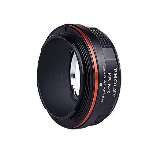 PHOLSY Lens Mount Adapter Compatible with Konica AR Lens and Nikon Z Camera Konica AR to Nikon Z
