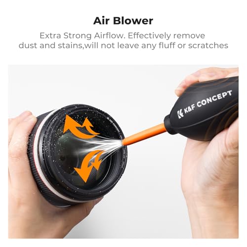 K&F CONCEPT 25 in 1 Camera Cleaning Kit, Full Frame Lens and Sensor Cleaner 24mm