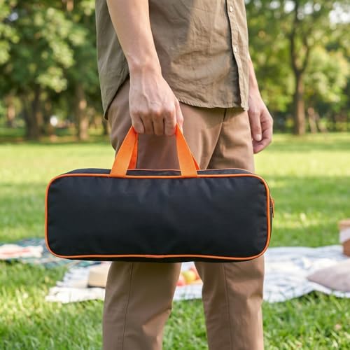 BBQ Tool Bag Portable Grill Utensil Organizer 14.76 Inch Oxford Tote