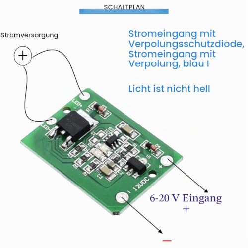 5pcs 12V Capacitive Touch Switch Sensor Module TTP223 Push Button Touch Key Module DC 6-20V 3A with Cable for Modified Car Motorcycle LED Lights