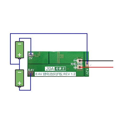5pcs 2S 20A 7.4V 8.4V 18650 Lithium Battery Protection Board Balanced Version BMS