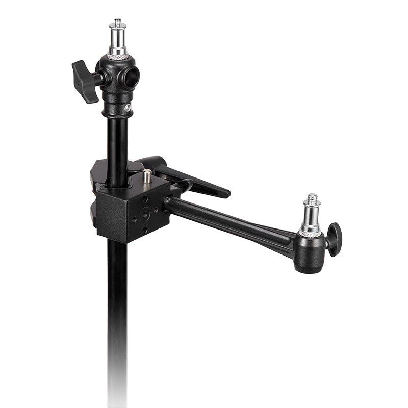 6 Inch Extension Arm with Spigot for Super Clamp - Versatile and Sturdy Photography Accessory for Enhanced Equipment Mounting(2 Pack)
