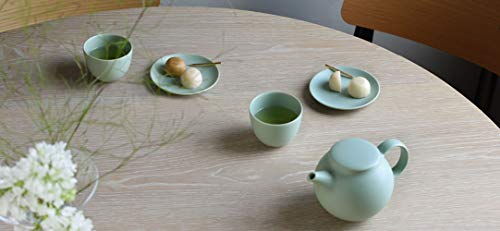 Kinto 17146 Teacup, PEBBLE Cup & Saucer, 6.1 fl oz (180 ml), Brown 6.1 Ounces brown (french toast 19-1012tcx)