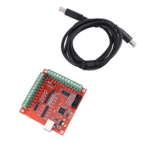 Watris Veiyi USB Motion Controller Card, CNC Control Card, with USB Cable, for CNC Engraving, 8 x 7.7 cm