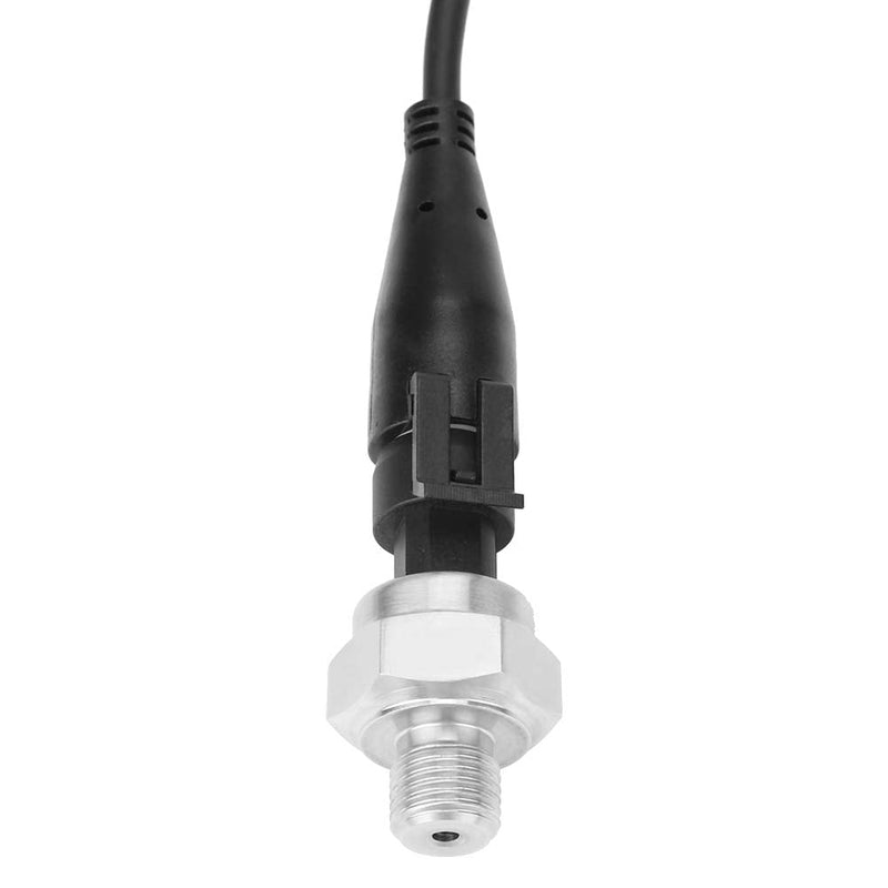 Stainless Steel Pressure Sensor, G1/4 Inch 5V Output 0.5-4.5V/0-5V Pressure Transmitter, Sensor Input for Oil, Fuel, Gas, Air, Water (0-80 PSI) 0--80PSI