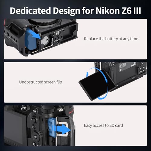 Nitze Z6 III Cage for Nikon Z6 III Camera - T-N05A