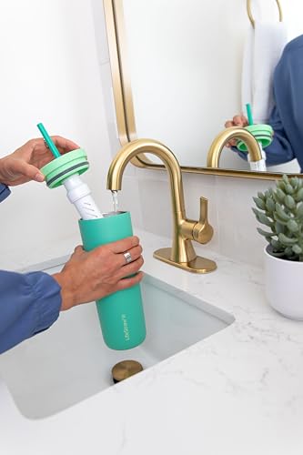 LifeStraw Go Series Insulated Water Filter Tumbler, 18 oz, Aegean Sea