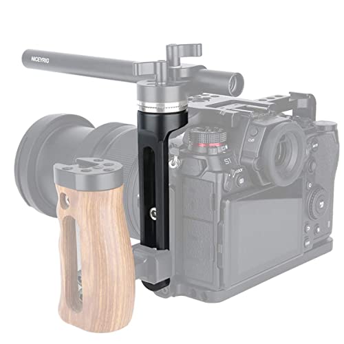 NICEYRIG NATO Rail to Rosette Mount Adapter for ARRI Standard DIY Rig, for RED DSMC2 Weapon/Epic-W/Scarlet-W/Raven - 372