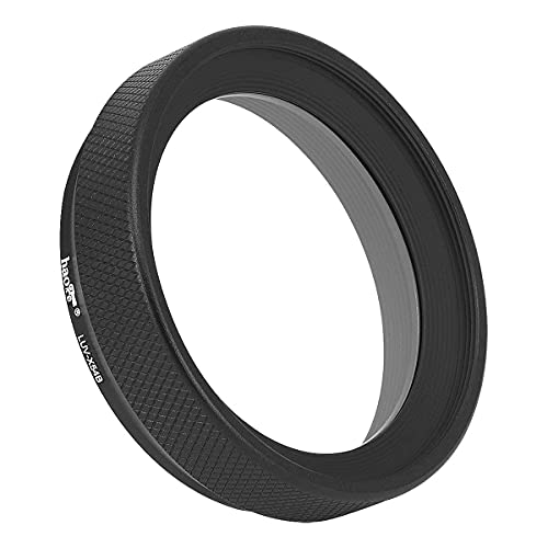 Haoge UV Filter & Lens Hood and Thumb Up Kit for Fujifilm Fuji X100V Camera Black kit