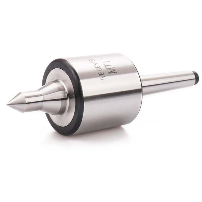 Medium Duty Live Center - MT1 Morse Taper Fit for Wood and Metal Turning