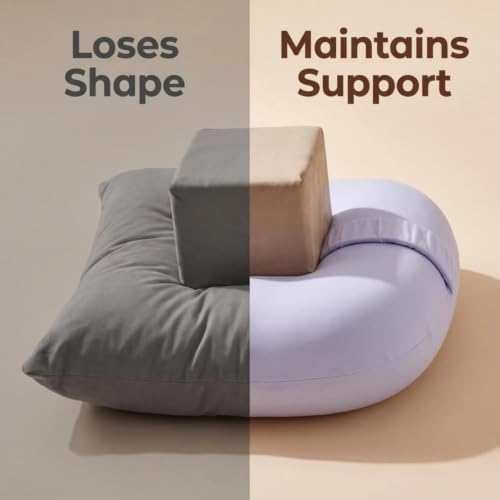 Memory Foam Ergonomic Side Sleeper Pillow for Pressure‑Free Night Sleep