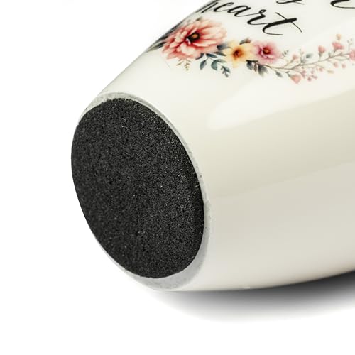 Small Urns for Human Ashes Keepsake, Cremation Urn for Ashes for Women & Man, Funeral Decorative Mini Urns, Forever in My Heart & Flower, Miniature, Tiny Sharing Urn - Little Keepsake