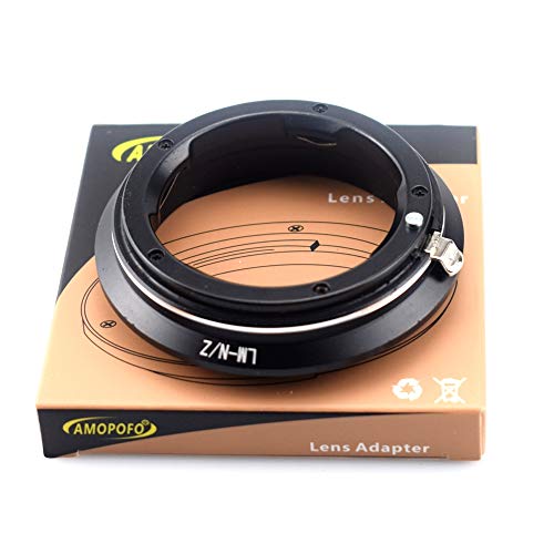 LM to Nik Z Lens Adapter, Compatible with LM, Zeiss ZM, Voigtlander VM Mount Lens to Nik Z Mount Z6 Z7 Z50 Full Frame Camera Leica M to Nikon Z Lens Adapter