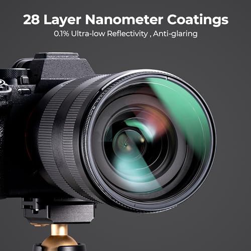K&F CONCEPT 62mm Ultra-Low Reflectivity Circular Polarizer CPL Lens Filter