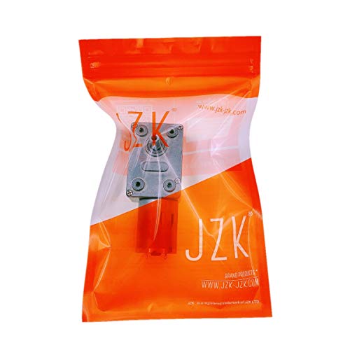 JZK DC 12V Reversible Electric Motor with Reduction of Turbo Worm Gearbox with High Torque and Strong Self-Locking Encoder (62RPM)