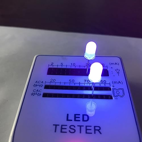 5mm UV LED Light Emitting Diodes 80pcs UV LED Emitting Diodes | 5 mm LED kits for science projects, schools and DIY projects 5 mm UV 80 pieces