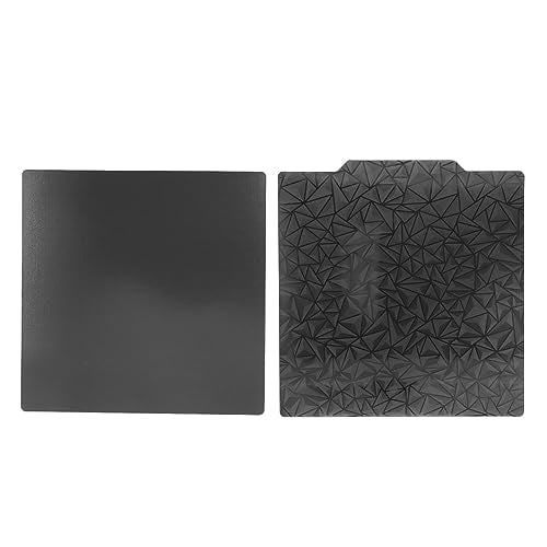 3D Printer Build Plate, Dual Sided Flexible Magnetic Spring Steel PEI PEO Coated 350x350mm High Temperature Resistant for Ender 3 CR10