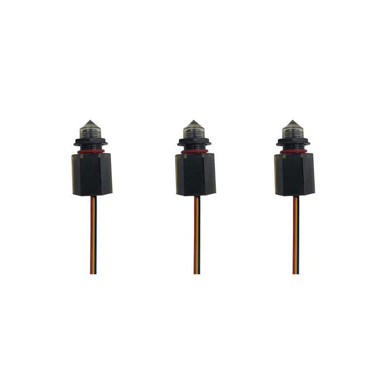 [Australia - AusPower] - FS-IR1902D PNP-NO Optical Infrared Water Oil Fuel Fluid Diesel Liquid Level Sensor Switch 5 to 24VDC,Pack of 3 