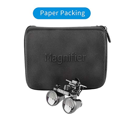 [Australia - AusPower] - Magnifying Loupes 3.5X 420mm Binocular Optical Glasses Magnifier with Metal Clip 