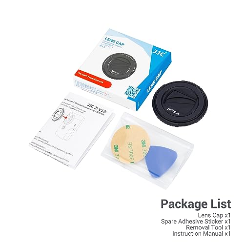 JJC Lens Cap Cover & Camera Case Pouch for Canon Powershot V10 Camera