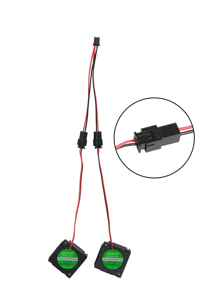 [Australia - AusPower] - 5Pcs 3D Printer Mainboard Y Splitter 1 to 2 Extension Connector Wires Cooling Fan XH2.54 Terminal Connector Cables 