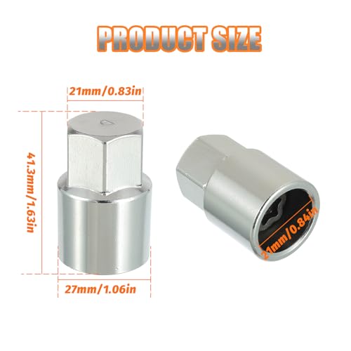 HUAREW D-Wheel locking lug nut removal tool for removing lug nuts